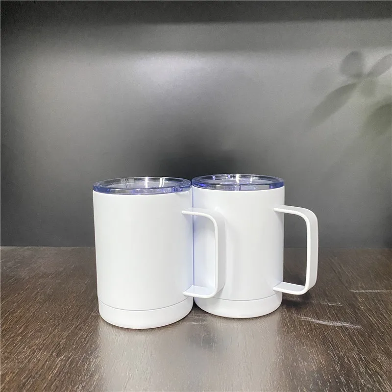 

US Warehouse RTS 10oz mugs with handle free shipping 2-7days Fedex order today give you tracking number tomorrow