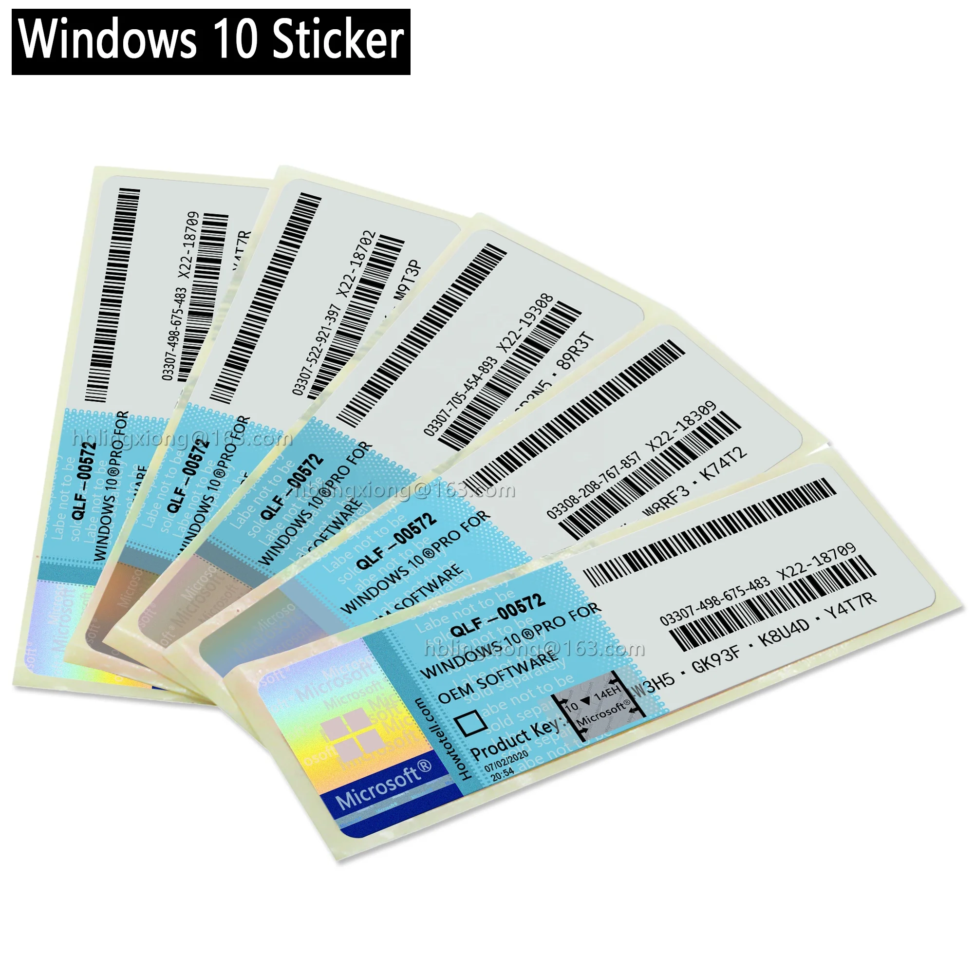 

Windows 10 Pro Sticker COA OEM Retail Key code label instant delivery by email global online activation license digital USB BOX