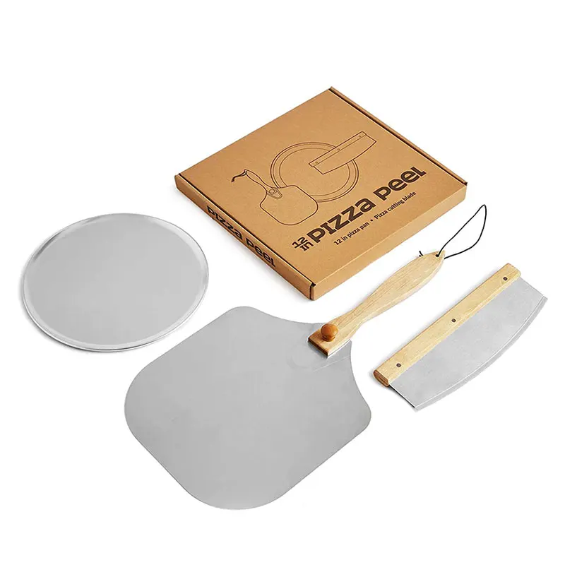 

12 Inch Foldable Paddle Oven Comes and Pizza Board/Pan Pizza Peel Pizza Accesories