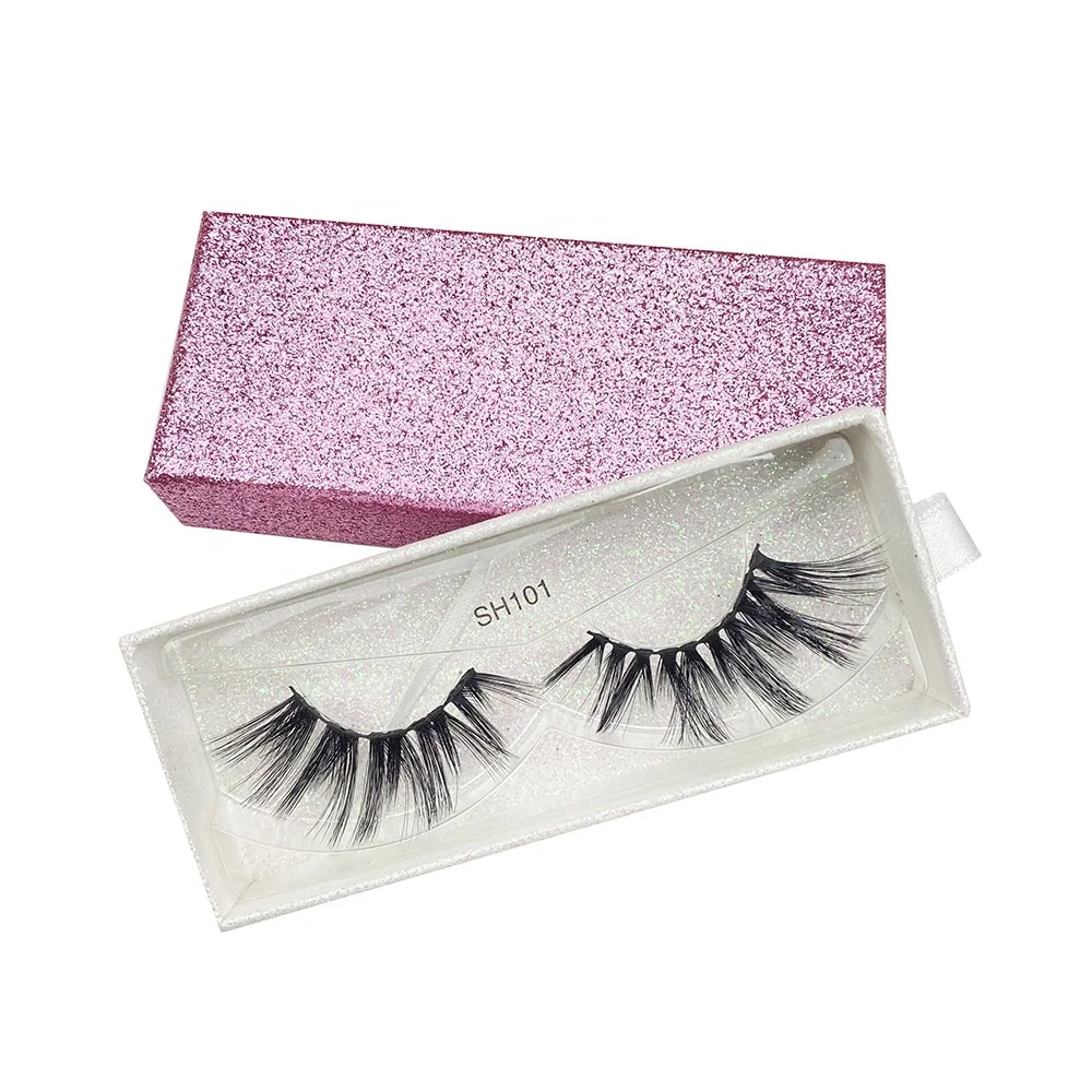 

Wholesale Glamorous Eye Lashes Own Brand Eyelashes And Private Label 3d Eyelashes Faux Mink Lashes, Black