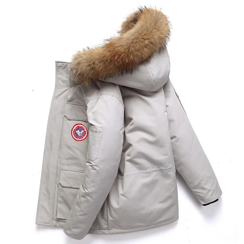 

Custom outdoor winter mens jackets warm goose duck down jacket