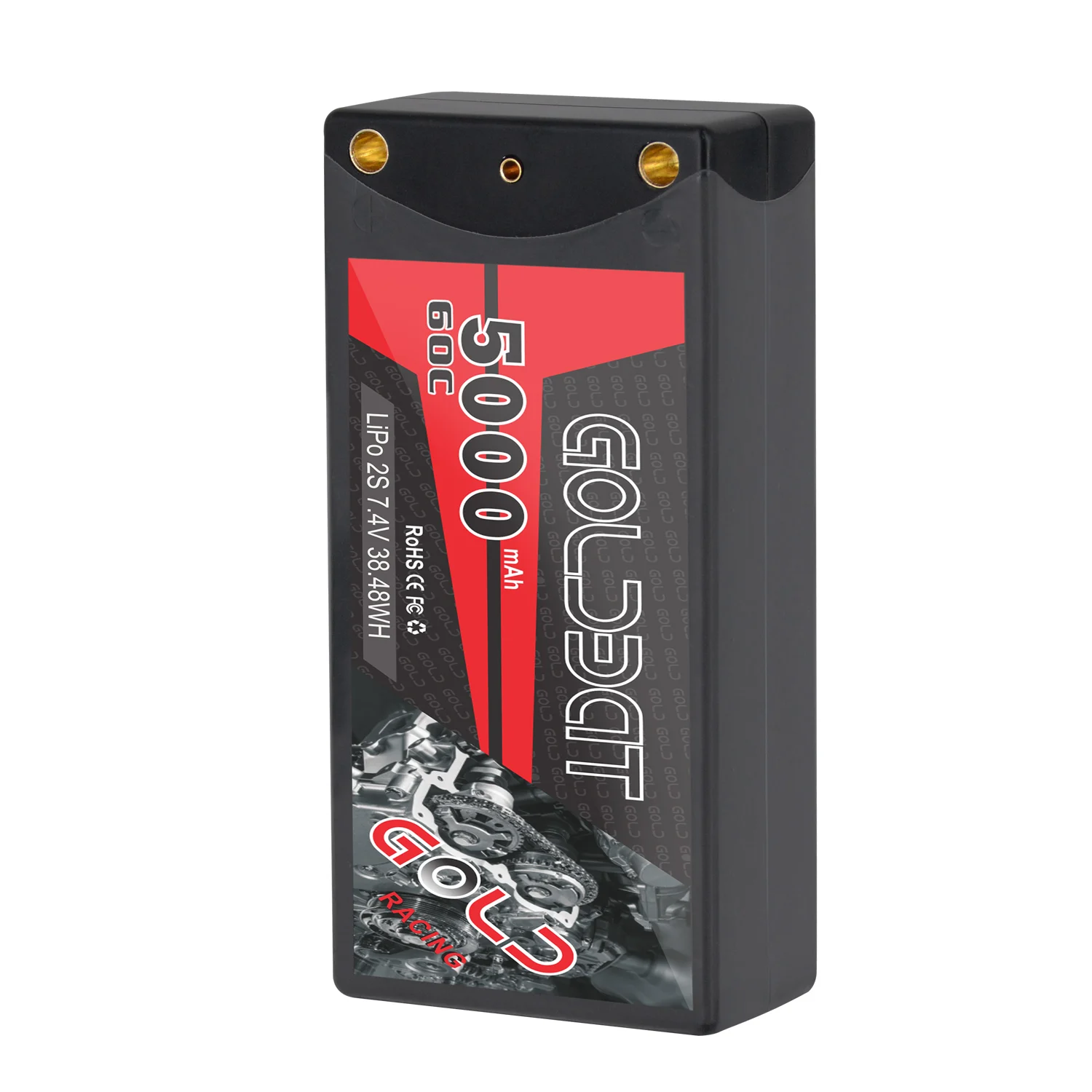 Wholesale High Crating Lipo 5000mah 60c 2cell 7.4v Shorty Battery