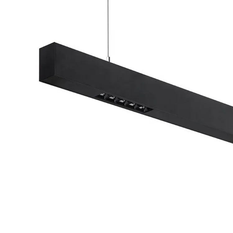 High quality profile directly spliced luminaire ceiling dimmable non-flicker supermarket led linear pendant light