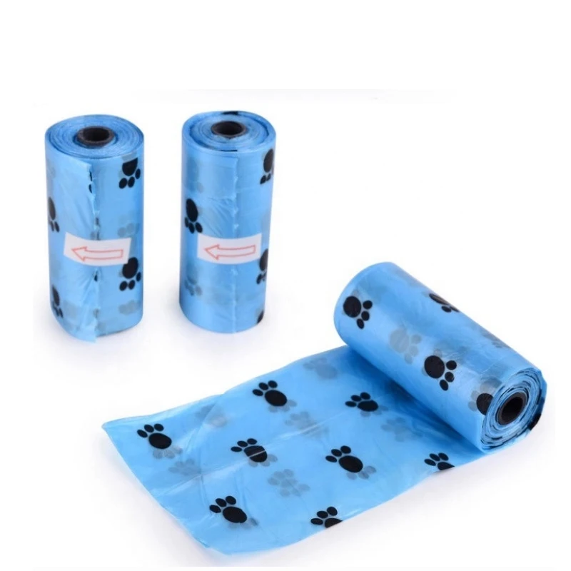 

wholesale hot selling Degradable Portable Roll Pet Waste 100% Biodegradable Dog Poop Bag, As photo