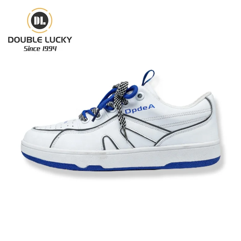 

Double Lucky Zapatos-De-Hombr New Design Summer Fashion Men White Sneakers Non-slip Men Running Luxury Basketball Style Shoes, As shown in the picture