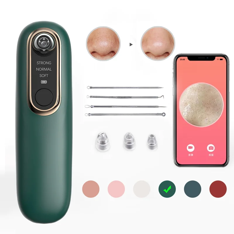

Electric Pore Cleaner Blackfacial blackhead remover cream black head remover vaccum blackhead remover Vacuum, White pink green red