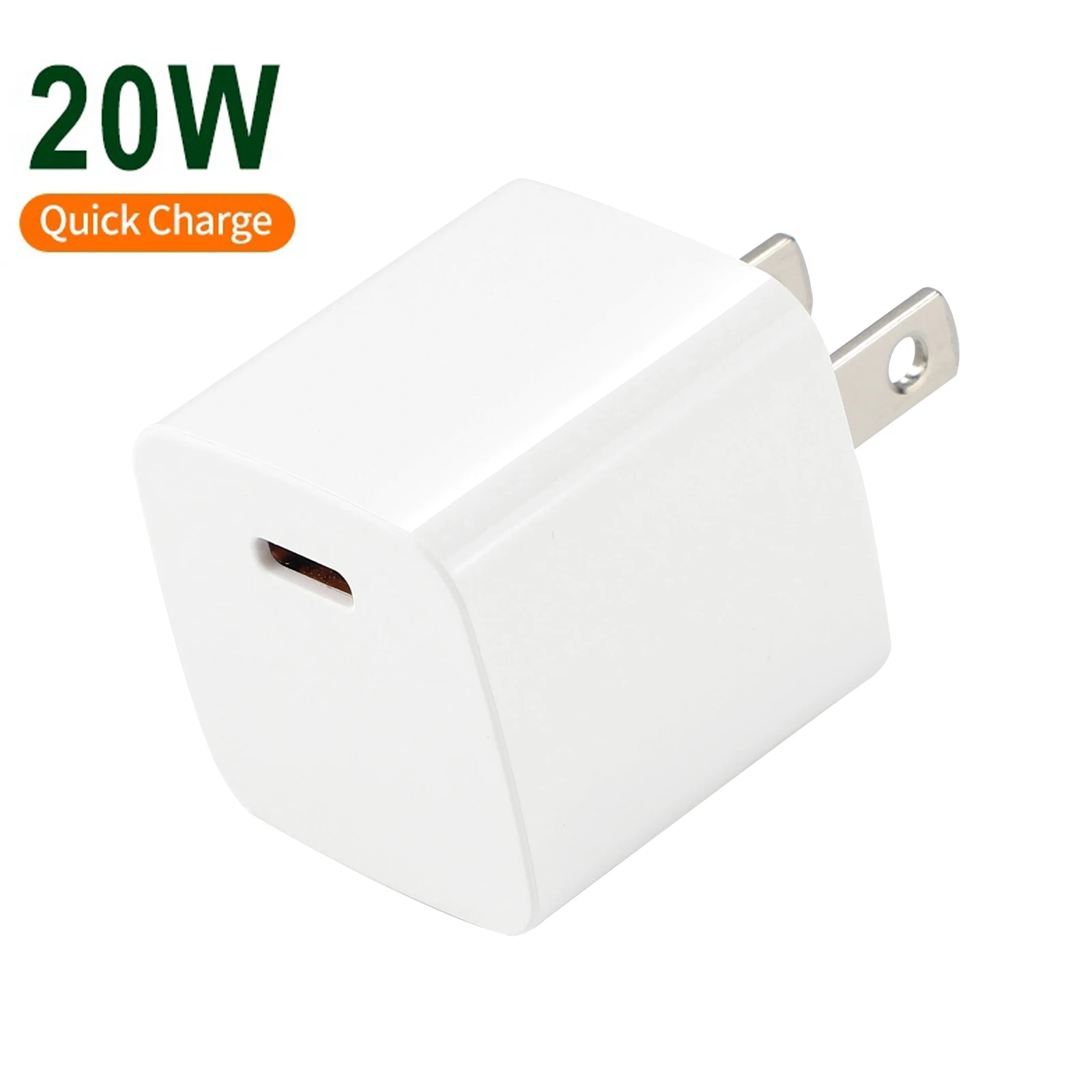 

Custom portable charger 20W Pd USB Mini Charger Customization Logo charger for IPhone CE ROHS FCC, White/black