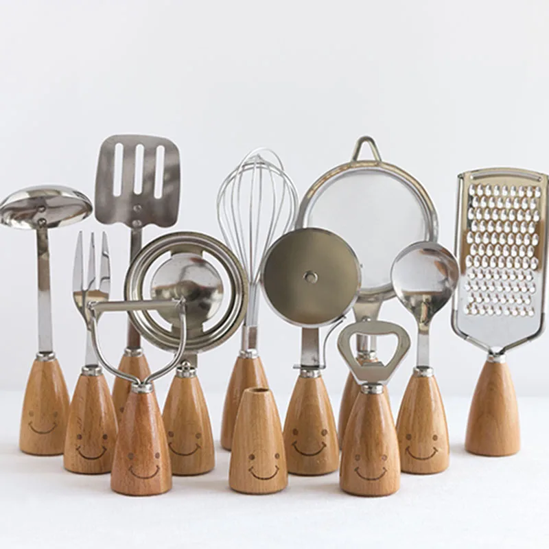 

Stainless Steel Cooking Accessories Gadgets Set Mini Kitchen Utensils 1195