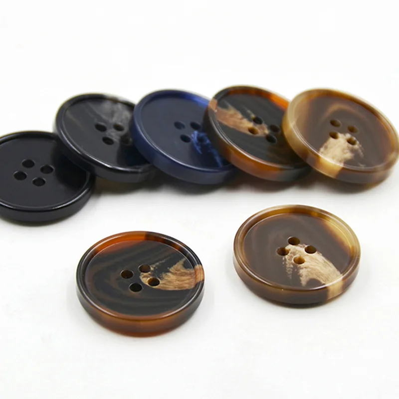 

Fashion overcoat lady sewing 4 holes polyester resin button for clothes, Customize different colors, effect, logos