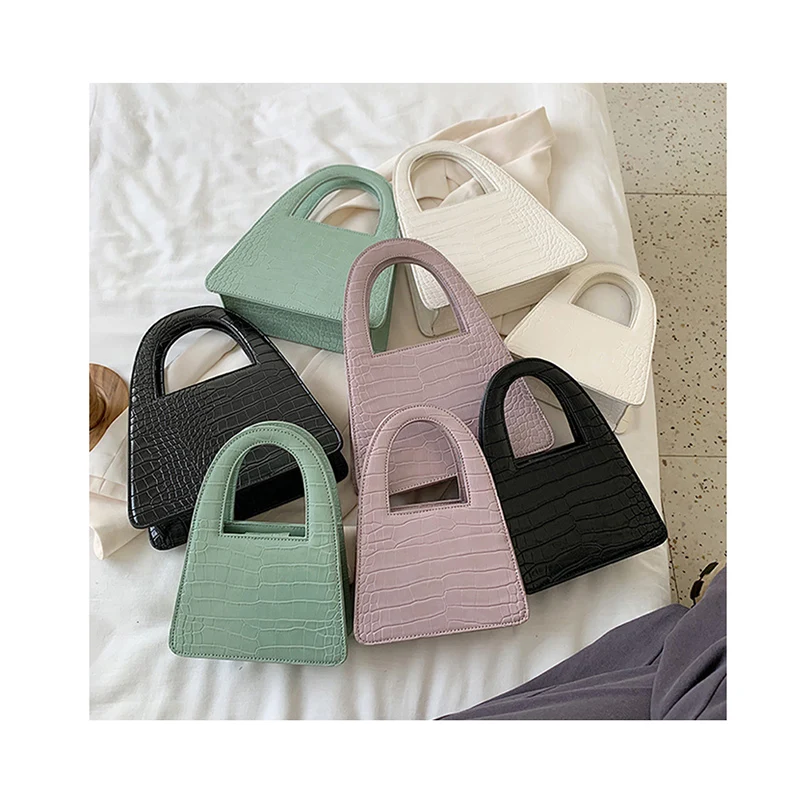 

Small Crocodile Stereoscopic Crossbody Bags For Women 2020 Chain Handbags Lady Shoulder Bag Simple Stone Pattern Totes Hand Bag