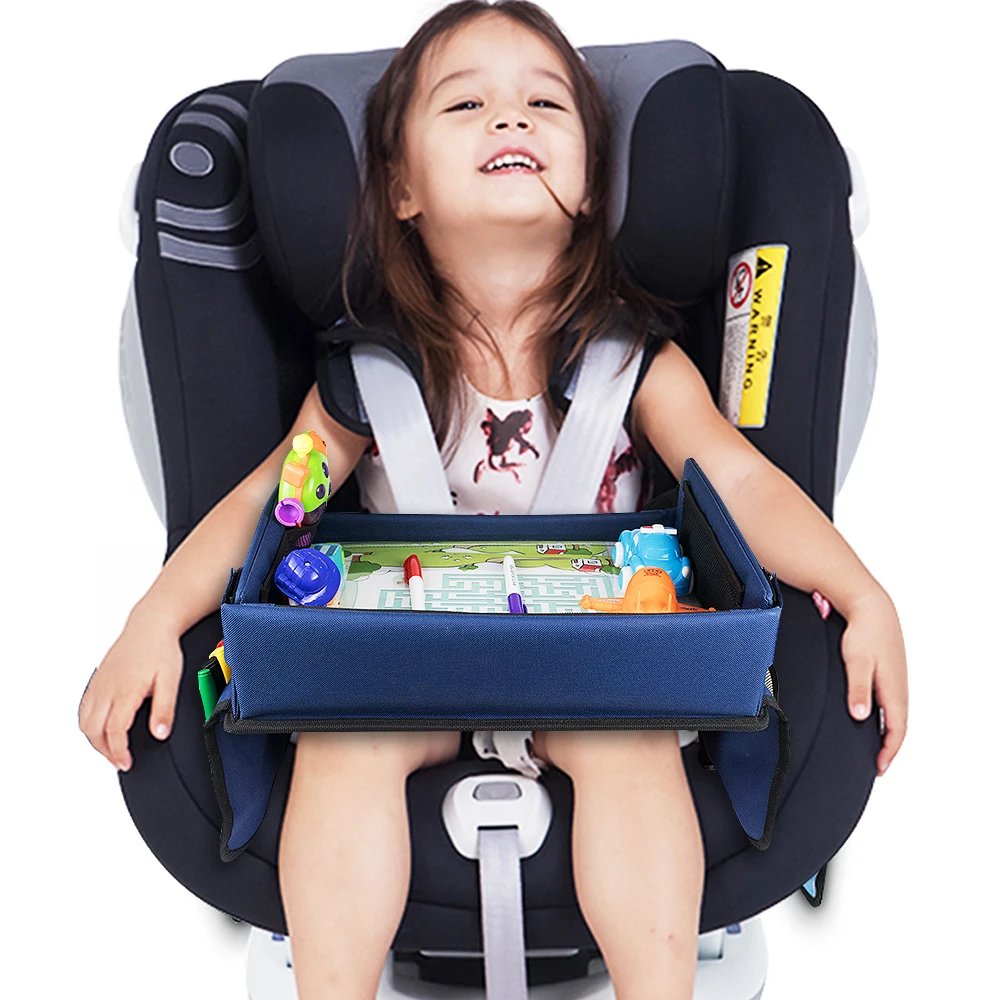 Portable Folding Activity Children Seat Table In Car Travel Kids Play