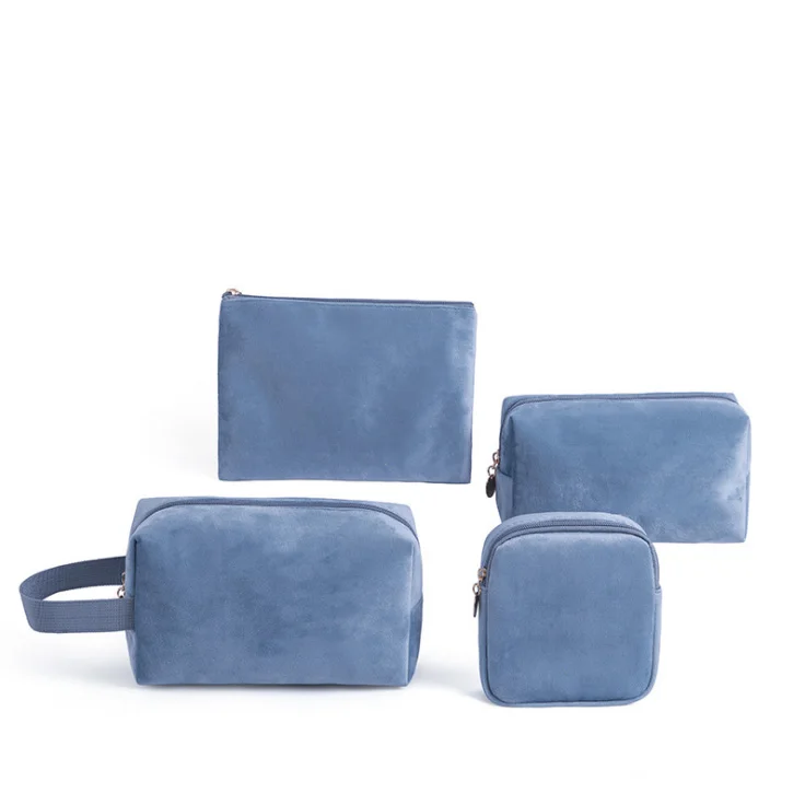 

2021 New Style Useful Fashion With Custom Logo Eco Canvas Makeup Bag Plain Cotton Zipper Custom Cosmetic Pouch Bag, Choose