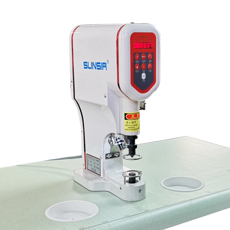 
Manufacture good quality servo snap button sewing machine 