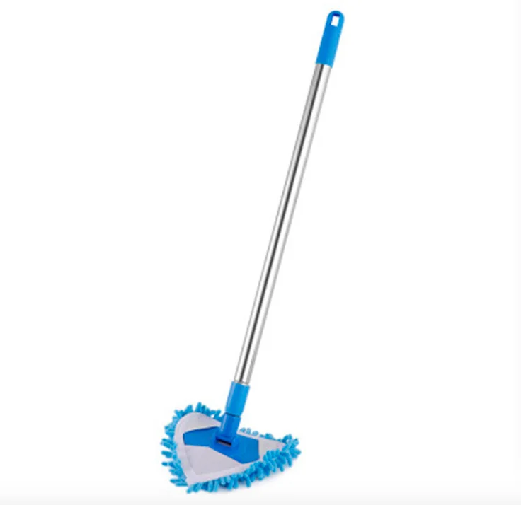 

microfiber triangle mops use cleaning Telescopic handle triangle Chenille corner cleaning mop, Customized