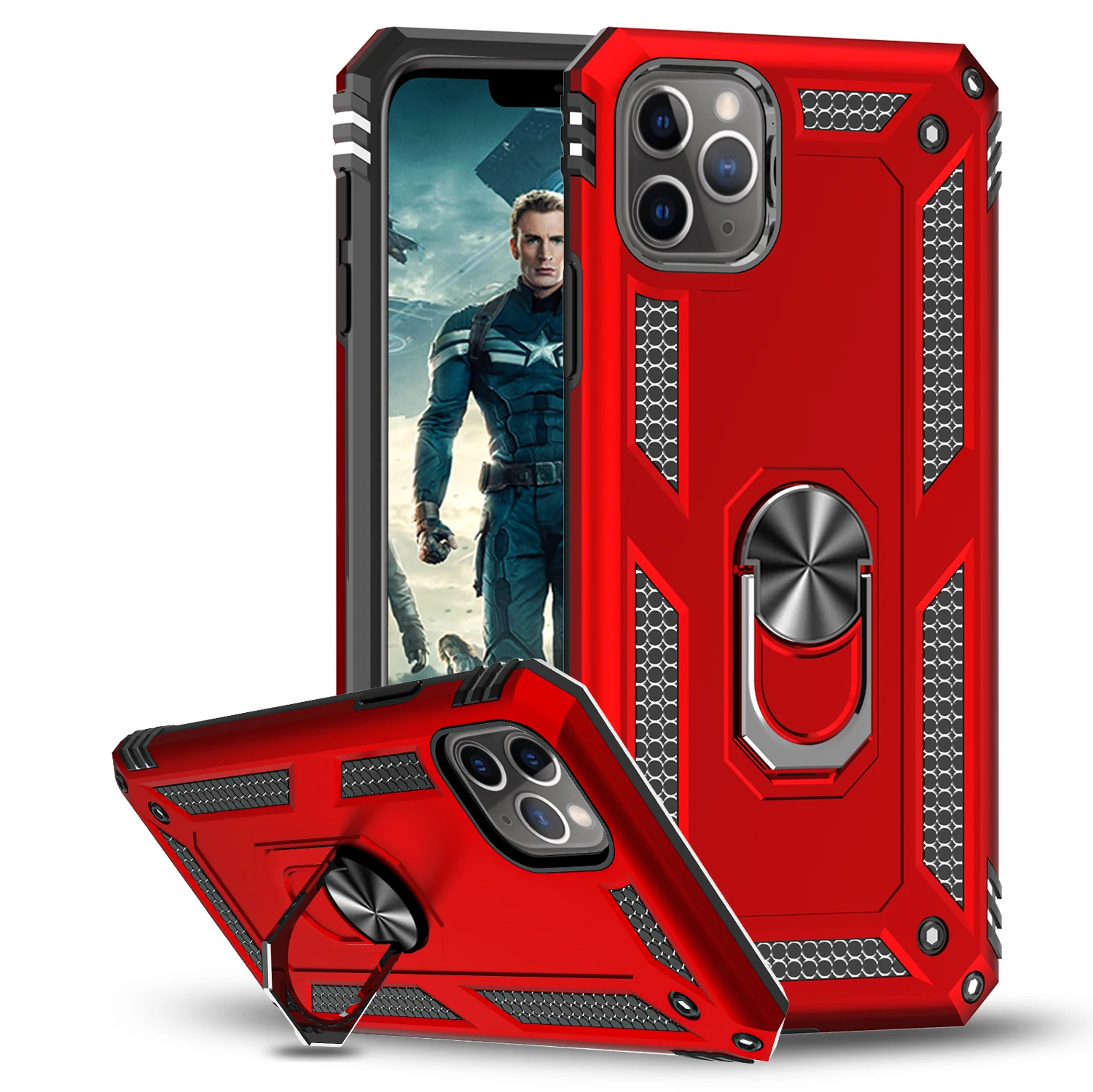 

LeYi covers cell phones Cases For iPhone 11 Pro Max Shockproof Armor Phone Case