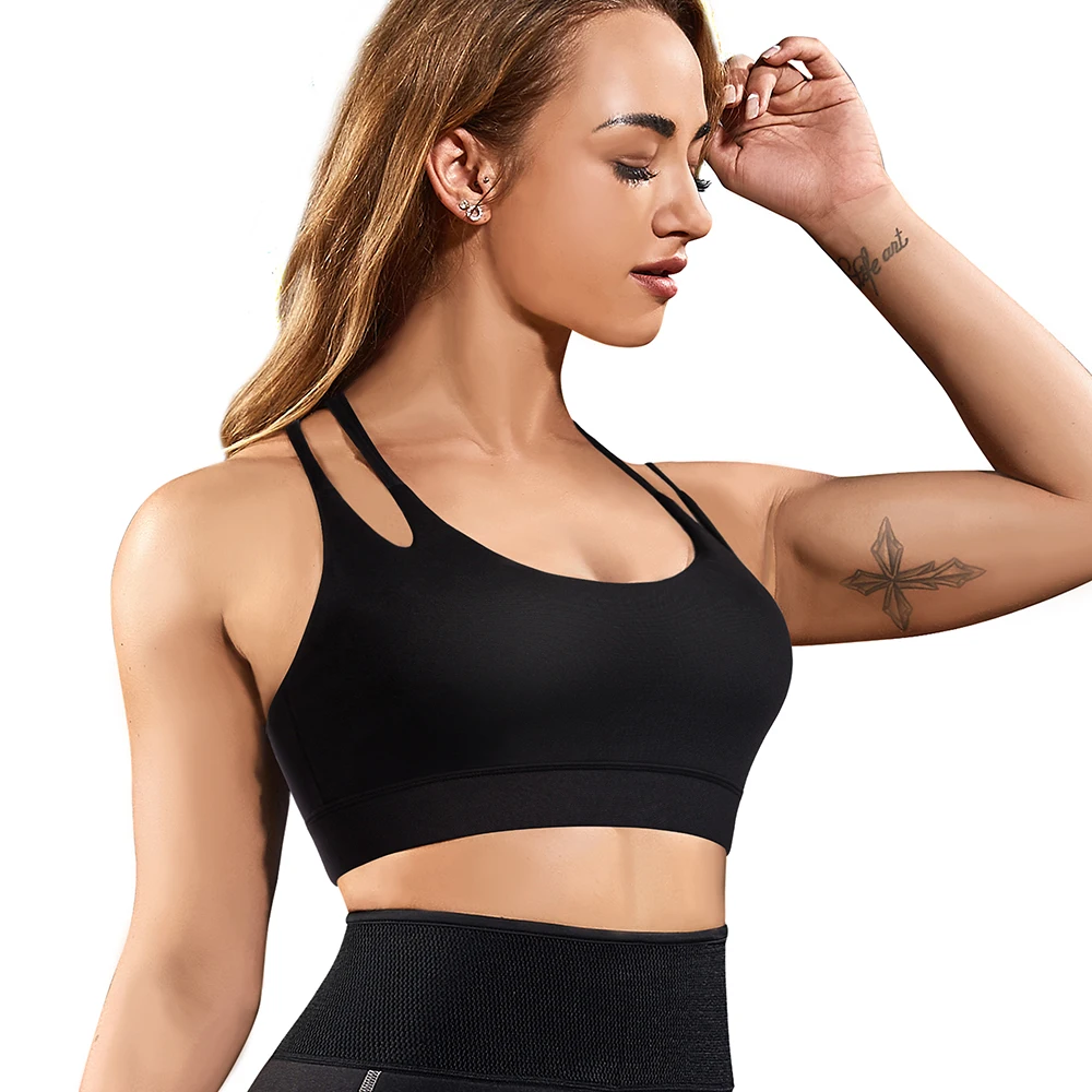 

Wholesale padded underwire sports bra for running workout womens bras fashion sexy sport wear