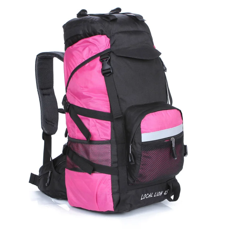 

2020 Outdoor lightweight nylon large capacity 50l backpack bag hiking bags backpack, Customize