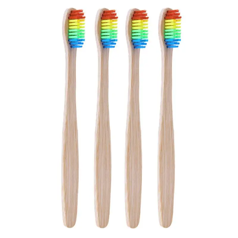 

Eco Friendly Adult Toothbrush Manufacturer Wholesale Bamboo Tooth Brush with Custom Packaging, Wood color