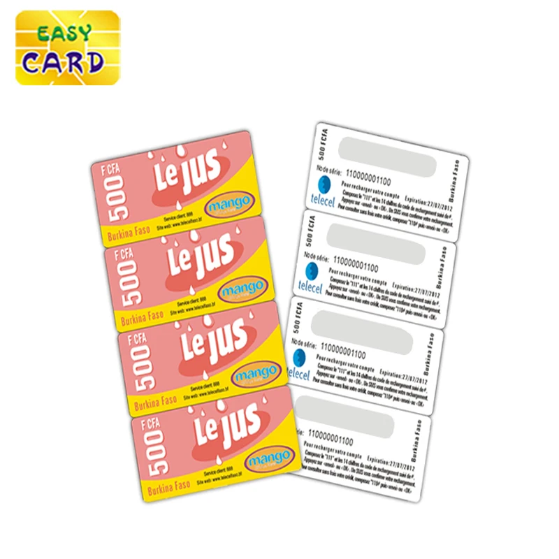 
Cheap Price Custom Printing Scratch Off Panel Prepaid Telephone Card 