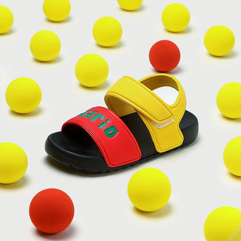 

Kids Mules & Clogs Summer Boys Girls Sandals Flat Heel Cartoon Soft Bottom Beach Slippers Children Garden Shoes 2022