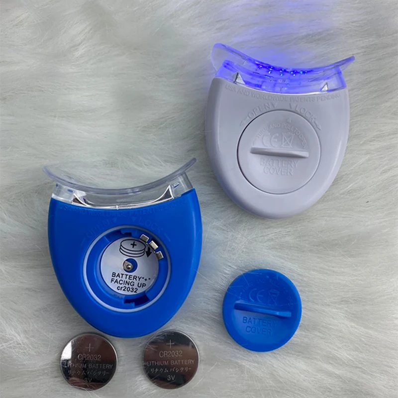 Waterproof Mini Led Light Teeth Whitening Device Battery Home Teeth ...