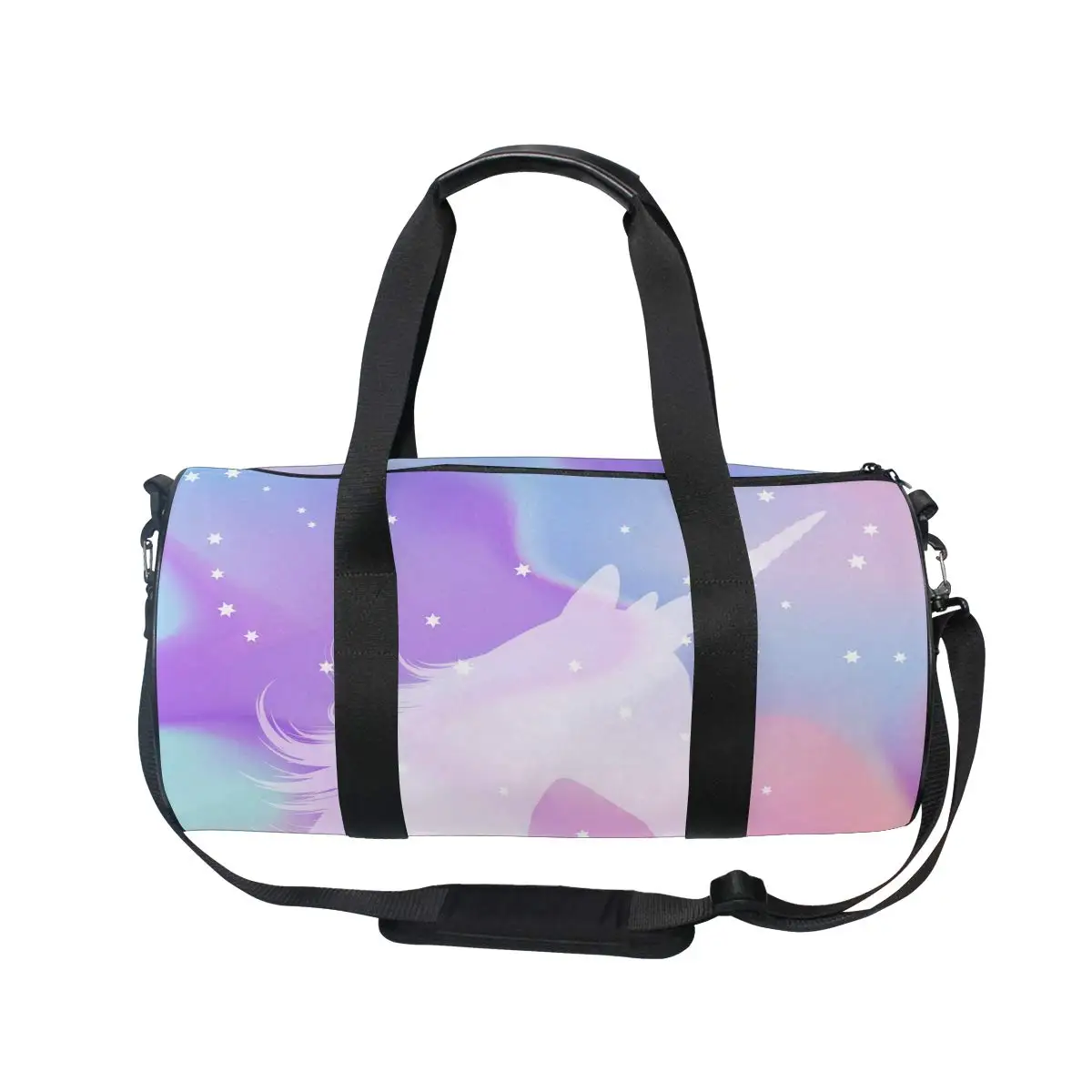 

OEM Factory Price Duffel Pvc Sport Luggage Holographic Laser Duffle Bag With Custom Logo