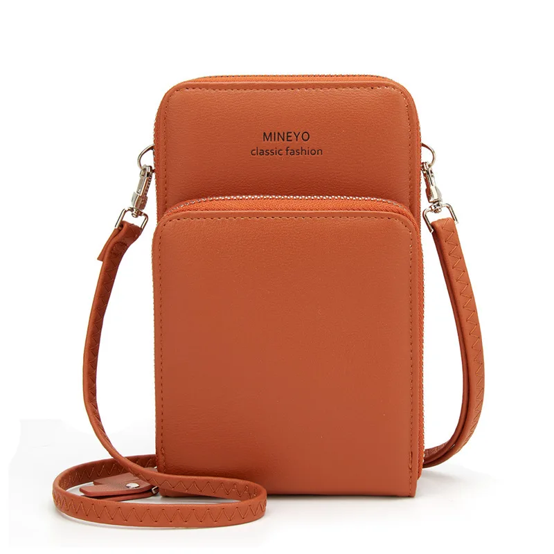 

2021Fashion zipper small crossbody phone bag for women