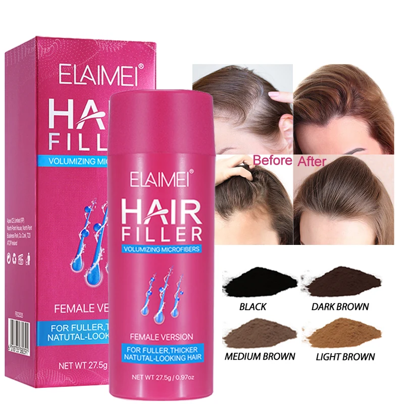 

Wholesale Waterproof Hair Fiber Powder Spray Applicator Private Label Micro Hair Building Fibers Suppliers For Thickening Hair