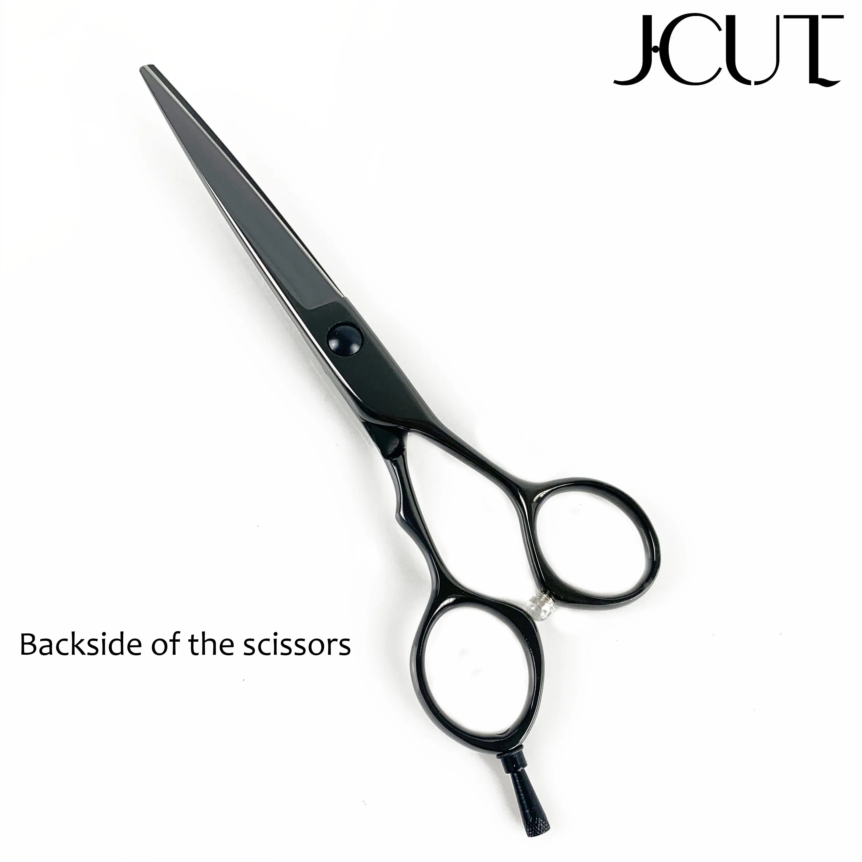 Titanium Black Coated Scissors Professional Hair Scissors 6 Inch Barber