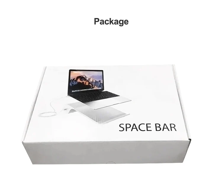 Best Popular Heat Dissipation Gaming Aluminum Alloy Laptop Stand Notebook Holder With 2 USB For Apple Macbook