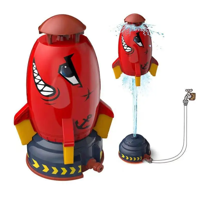 

Spray Water Stomp Spray Rocket Sprinkler Spinning Lift-off Rocket Launcher Outdoor Family Interaction Educational Toys Kids