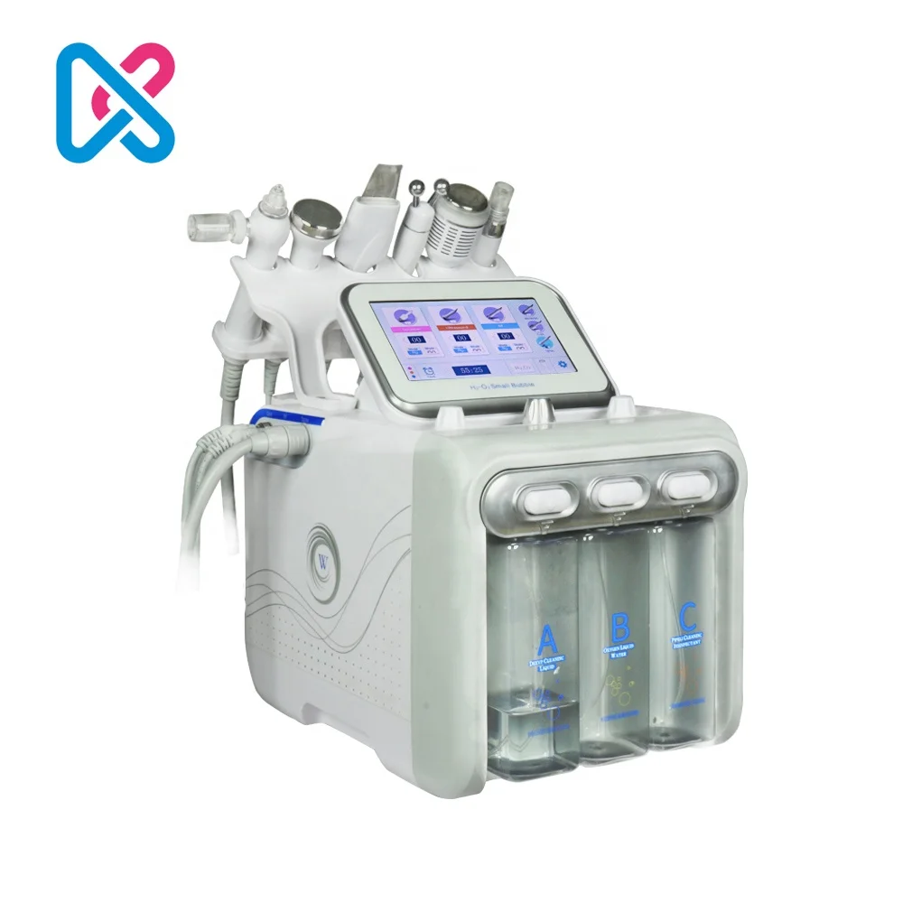 
2020 6 in 1 hydra dermabrasion facial microdermabrasion beauty oxygen facial machine portable 