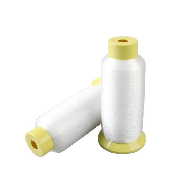 

ready to ship hot sale high quality cheap price manufacturer nylon 6 monofilament yarn sewing thread 0.11, White & dyed