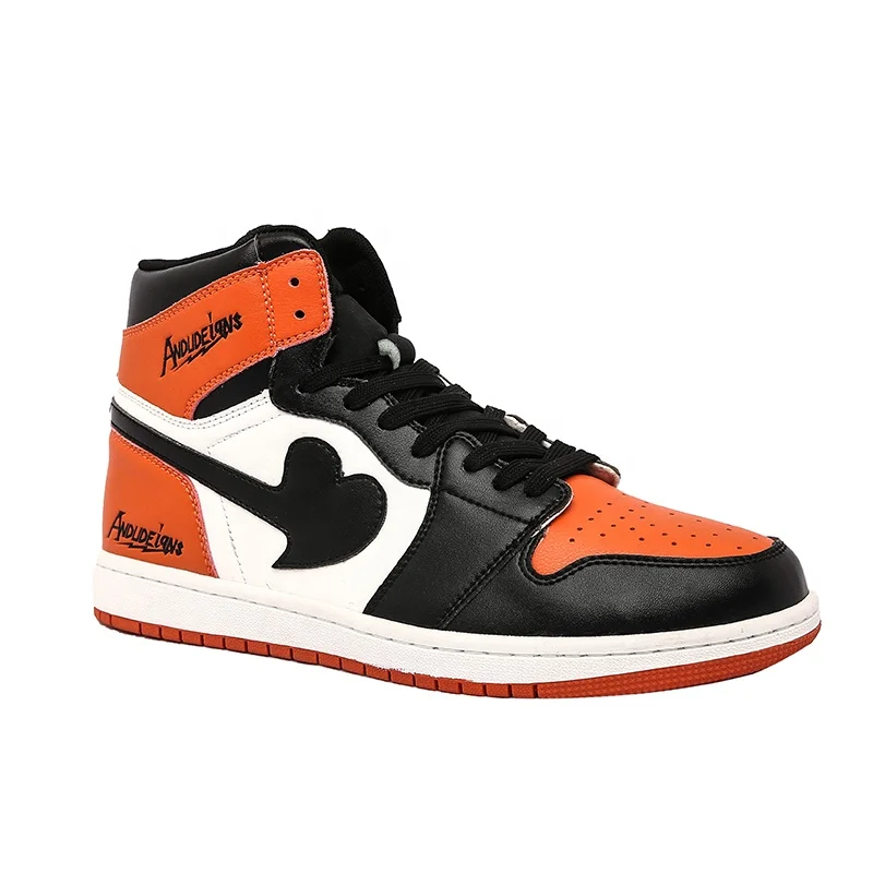 

2021 Factory Affordable Price Wholesale Custom Men Women Popular Premium Leather Sport Shoes Basketball Shoes for Men, Picture