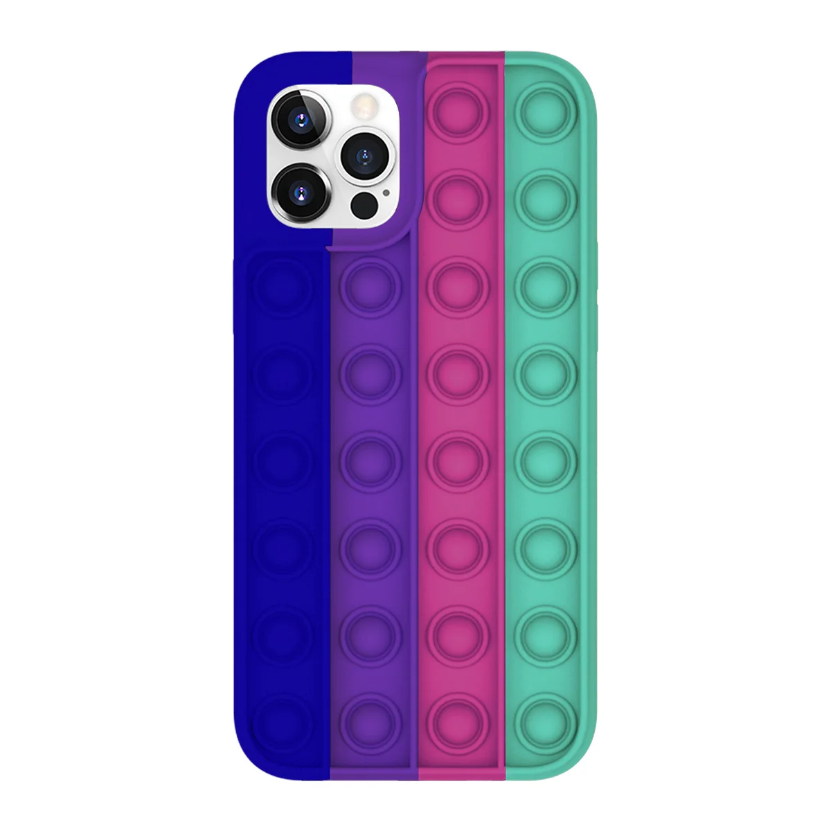 

2021 New Arrivals Shockproof Pop Silicone Souptoys Thinking chess Creative Phone case for iPhone 11 12 Cover, 8 colors