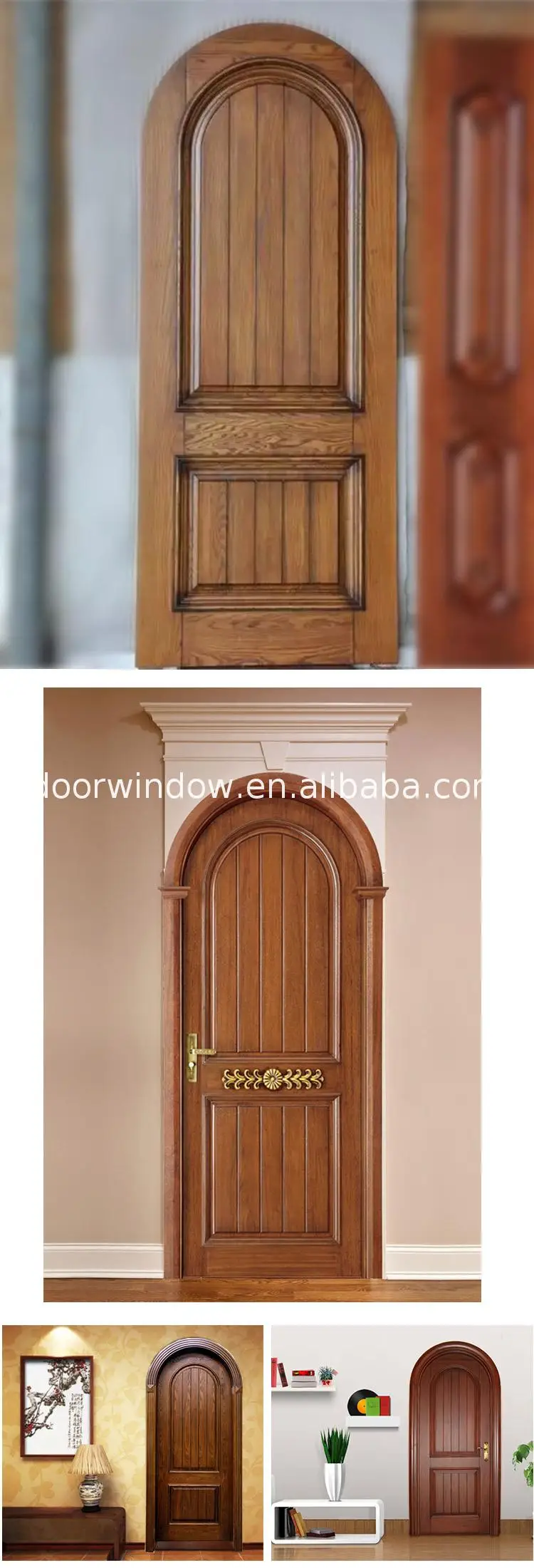 Wholesale price brown interior doors best soundproof on
