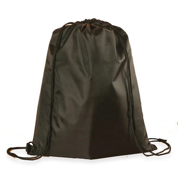 
Promotional 210D polyester custom logo sublimation drawstring shopping bags 