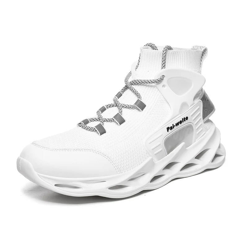 

2021 Fashion tide shoes Knit Upper Running Shoes Breathable Sneakers New Men Sports Shoes
