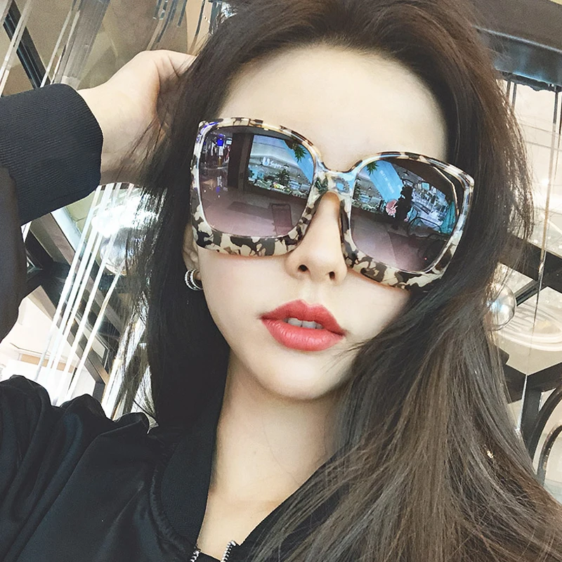 

Professional Manufactures Sunglasses Square Fashion Colorful Ocean Lens Sunglasses Women 2021