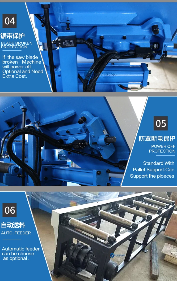 Gh4220 Gh4228 Gh4230 Band Saw Machine Horizontal Metal Band Saw Buy