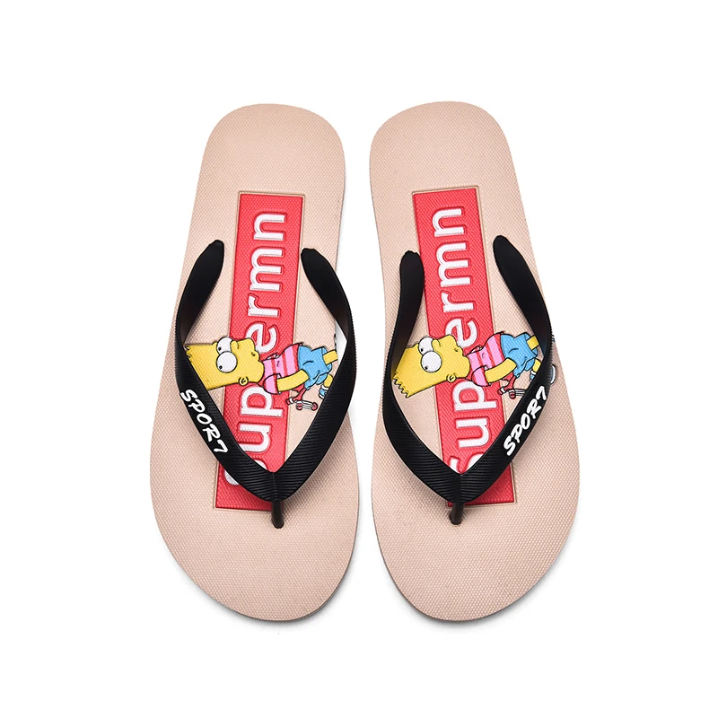 

Summer Slippers Fashion Women Flat Slides Outdoor Thong Sandals Rubber Beach Flip Flops, 10 colors accept custom