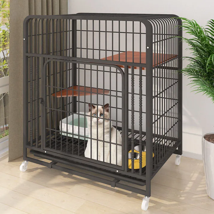 

Wholesale Super Large Space Cats Cage Pet Luxury Villa With Isolated Toilet For Kittens Cats House Cattery, As picture