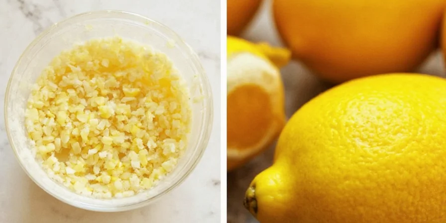 Fresh vs dried lemon zest comparison