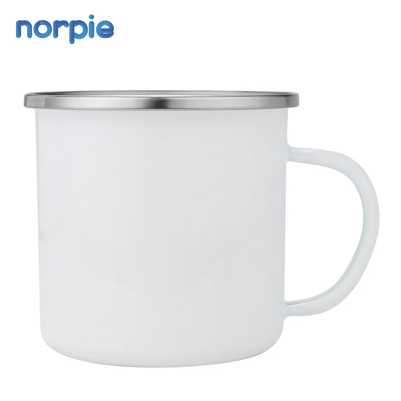 

New 2021 Enamel Camping Mug Custom Top Quality Sublimation Enamel Coffee Mug