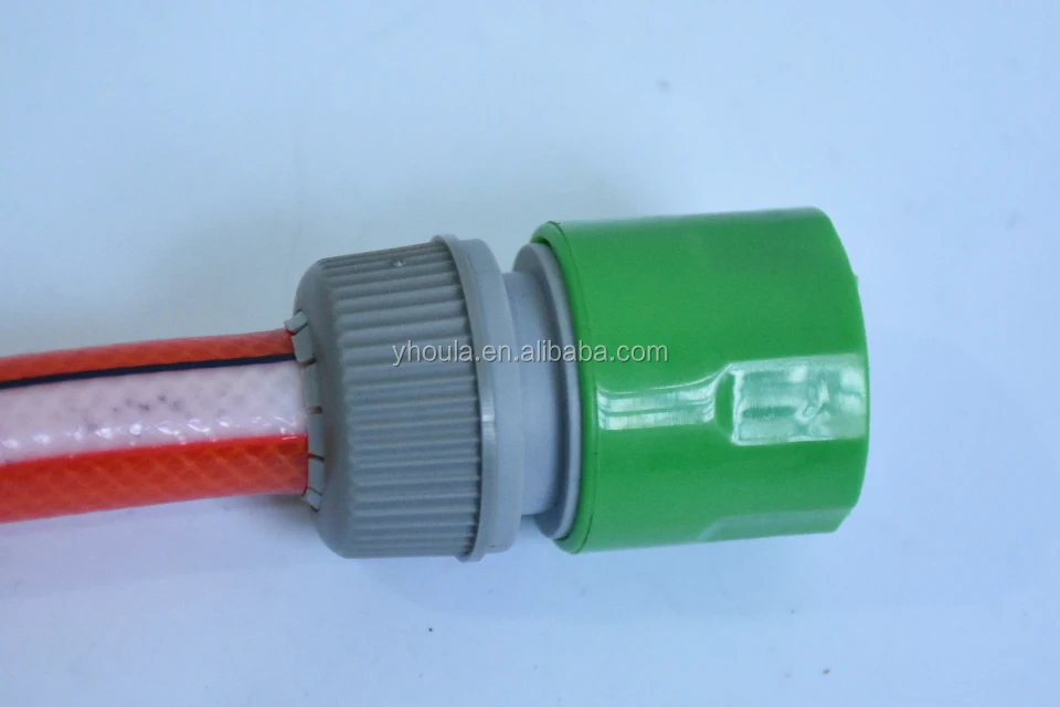 1/2" Pvc Expandable Garden Hose Plastic Quick Connector Pipe Fitting