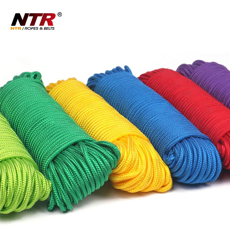 
Amusement equipment braided polypropylene /polyester rope 