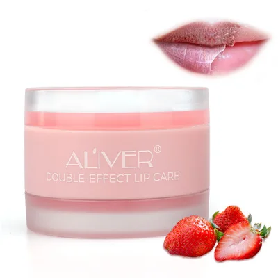 

ALIVER Lip Care Double Effect Moisturizing Nourishing Repairing Permanent Pink Lip Mask Cream
