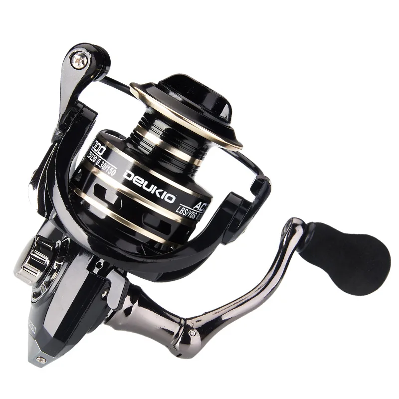 

NEW AC 2000-7000 Full Metal Fishing Tackle Saltwater Light Weight Spinning Reel With the Drag Power 8Kg, As the picture