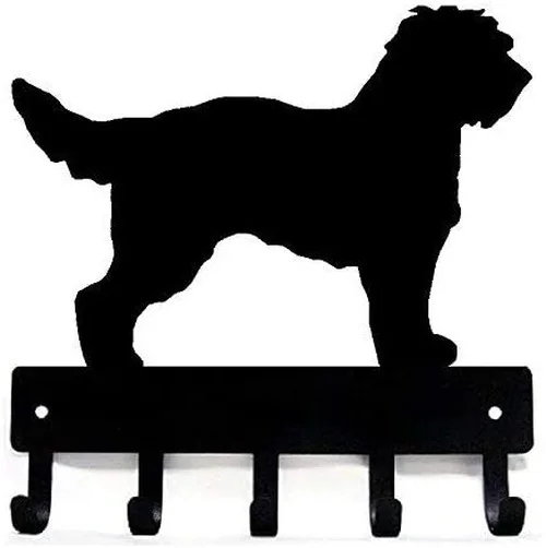 

Yinfa Cockapoo Key Rack Hanger- 6 Inch Wide Metal Wall Art TY2149