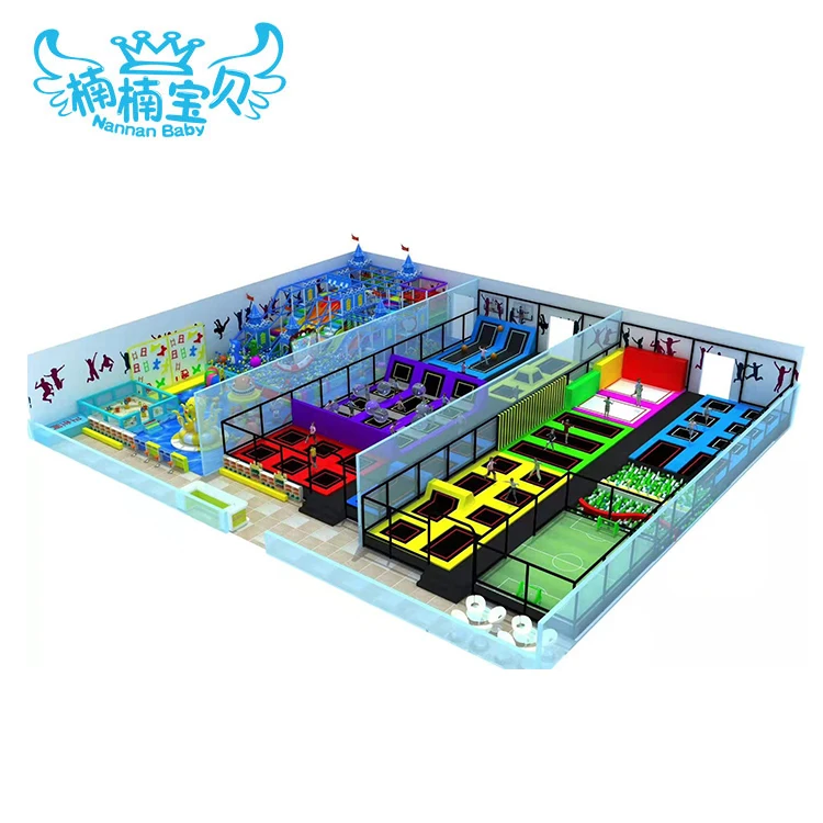 
New Design Commercial Indoor Trampoline Parks for Sale 
